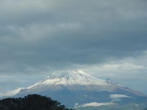 volcano sky blue