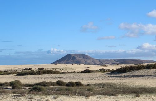 volcano dunes desert