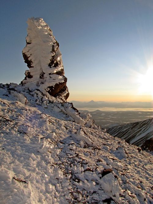 volcano mountains top