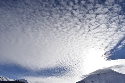 volcano  snow