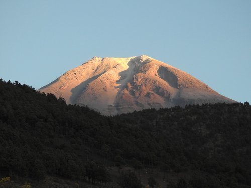 volcano  pico de orizaba  mexico