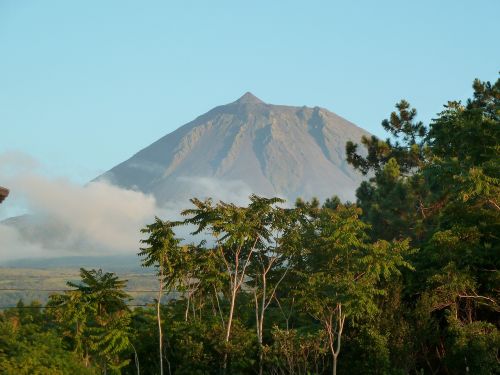 volcano nature landscape