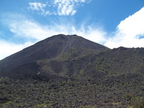 volcano landscape nature