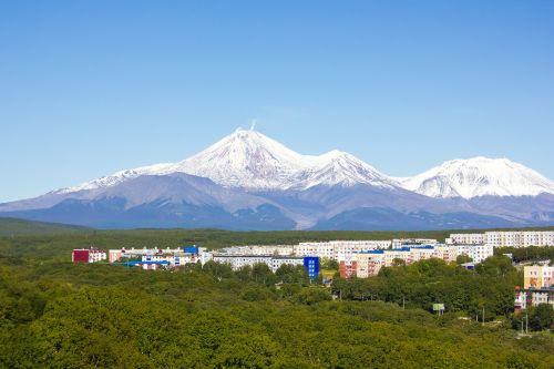 volcanoes mountains nature