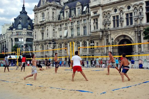 volleyball beach volleyball urban