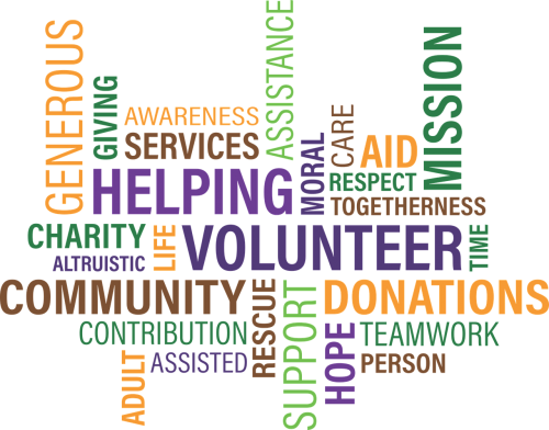 volunteer charity cloud