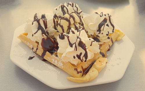 waffle ice delicious