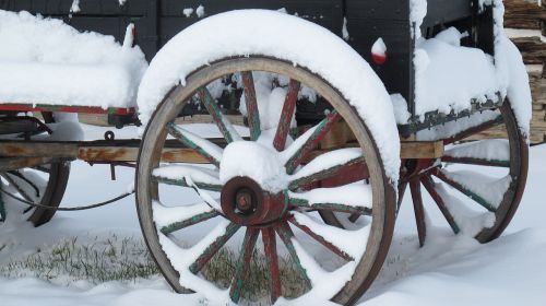 wagon wheels winter