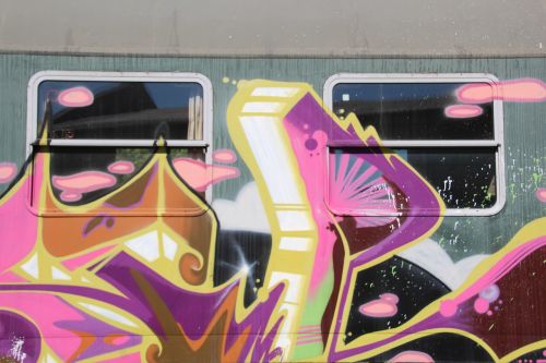 wagon db grafitti