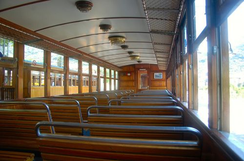 wagon interior train