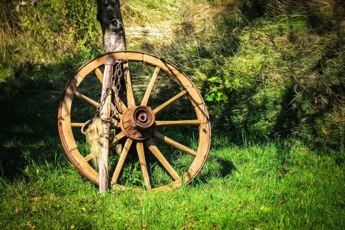 wagon wheel wheel wooden wheel
