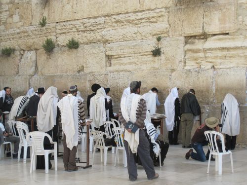 wailing wall jerusalem israel