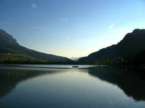 walchsee lake landscape