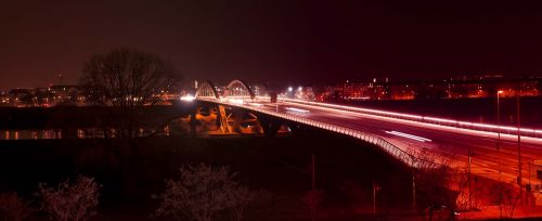 waldschlößchenbrücke dresden night