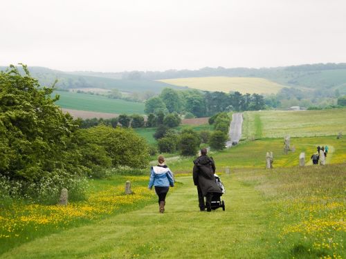 walk countryside summer