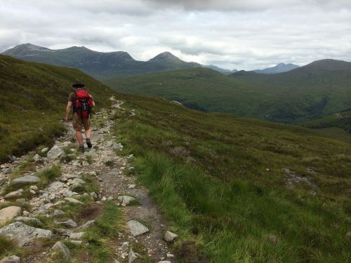 walking scotland mountain