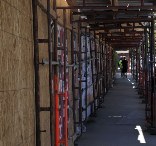 Walking Through The Scaffold