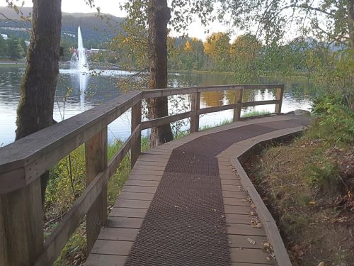 Walkway Around The Lake
