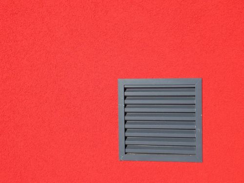 wall red facade