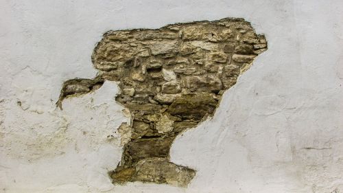 wall damaged weathered