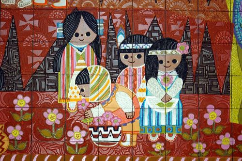 wall mural world children
