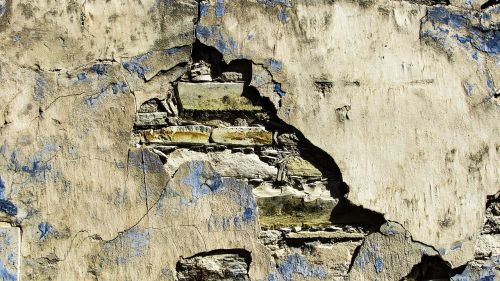 wall damaged decay