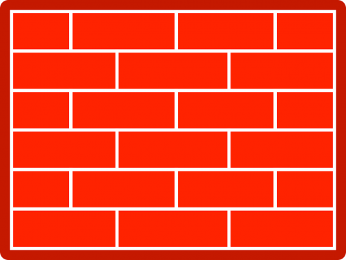 wall bricks red