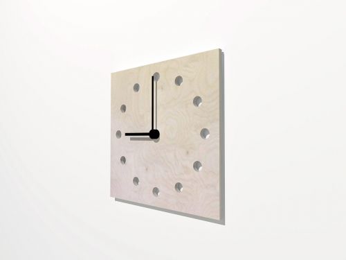 wall clock wood