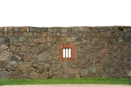 wall stone wall meadow