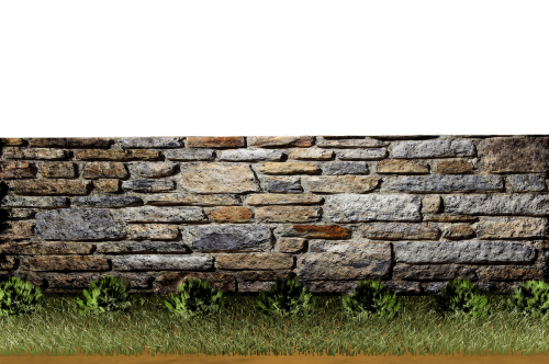 wall stone wall meadow