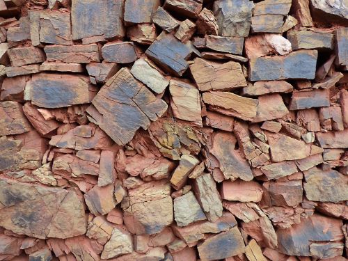 wall dry stone rustic