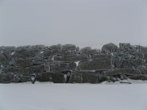 wall snow winter