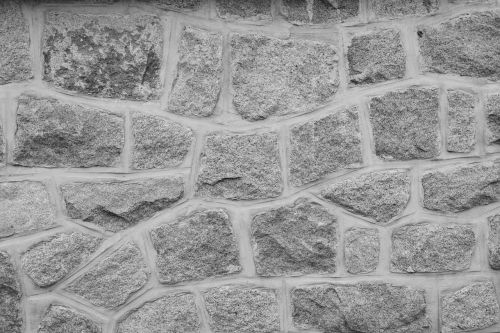 wall wall stones photo black white