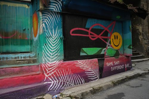 wall street graffiti