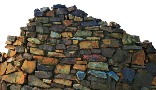 wall natural stones masonry