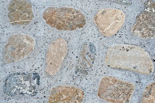 wall  concrete  stones