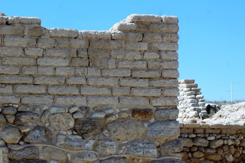 wall  desert  ruins