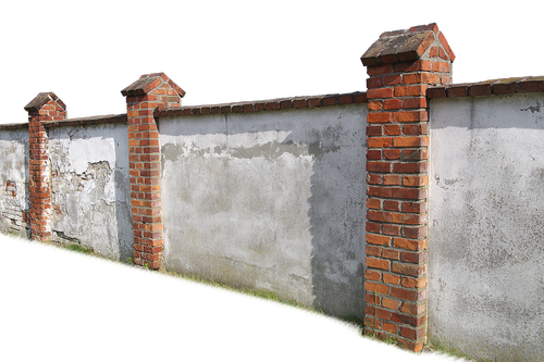 wall  building  isolated