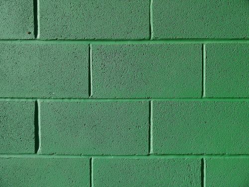 wall bricks green