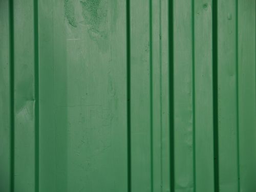 wall green wooden