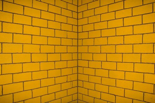 wall brick orange