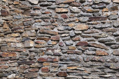 wall stone wall boulders