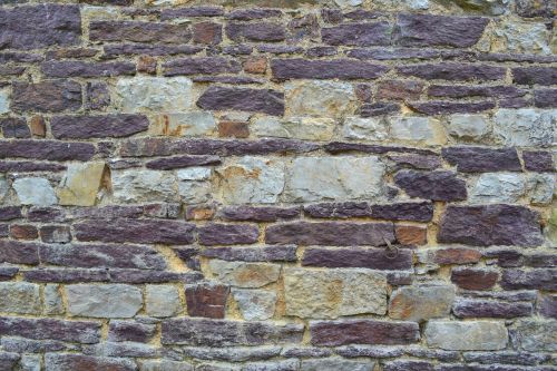 wall burgundy stone stones