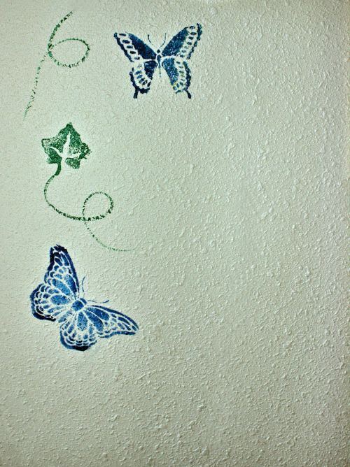 wall stencil texture paint