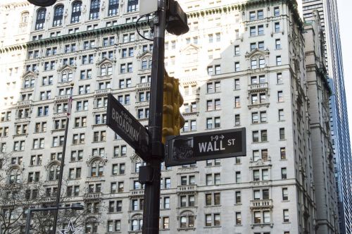 wall street financial new york