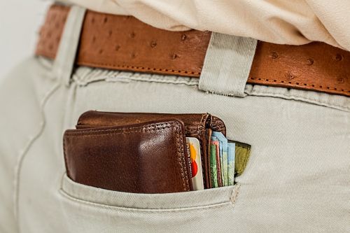 wallet cash credit card