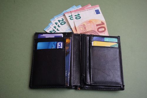 wallet money tickets