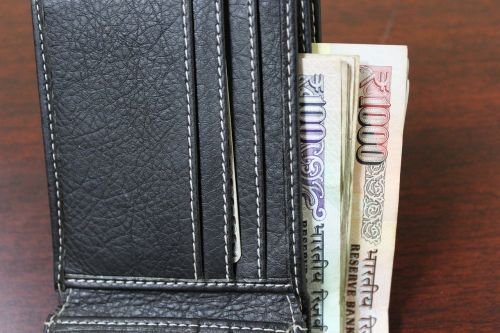 wallet wallet money wallet with money