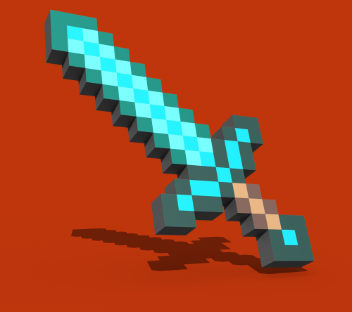 wallpaper minecraft sword