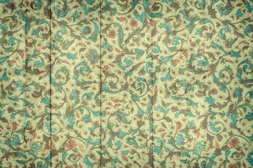 wallpaper fabric old